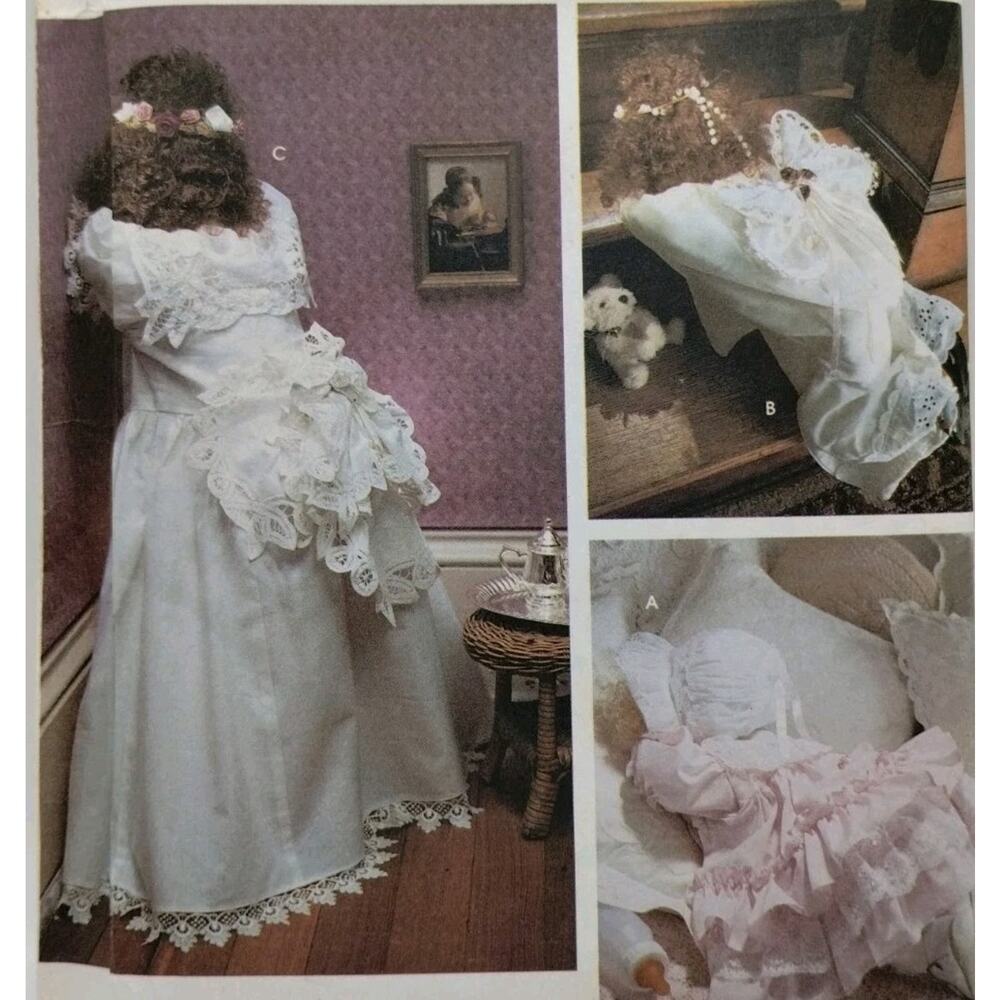 Simplicity Crafts 8466 Peek a Boo Angel Dolls Sewing Pattern Walnut Creek Uncut